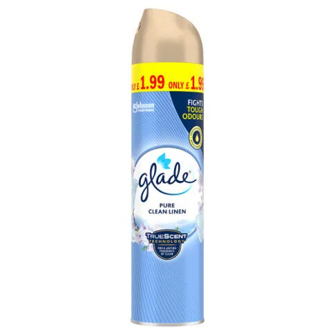 Glade Aerosol Air Freshener Clean Linen 300ml