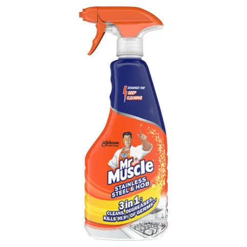 MR MUSCLE STAINLESS STEEL & HOB SPRAY 530ML