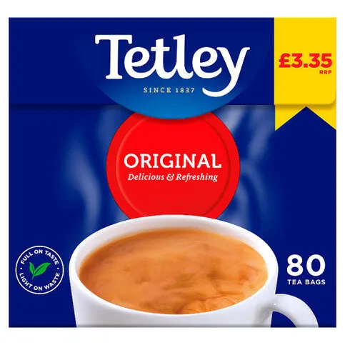 Tetley 80 Original Tea Bags 250g