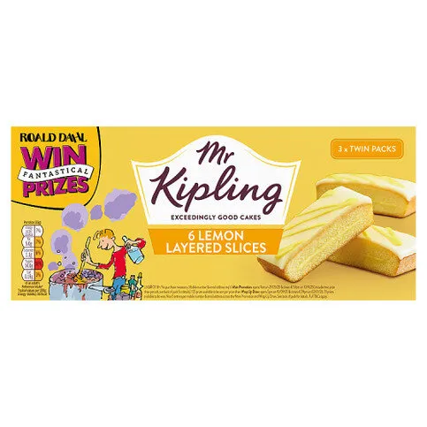 Mr Kipling 6 Lemon Layered Slices