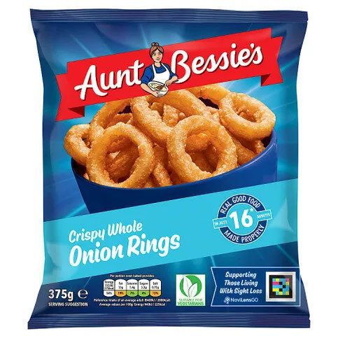 Aunt Bessie's Crispy Whole Onion Rings 375g