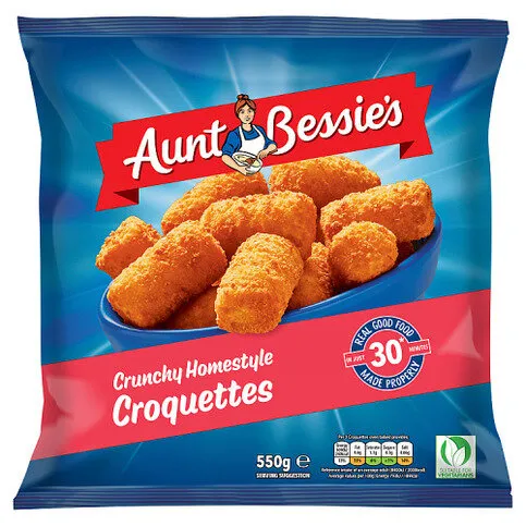 Aunt Bessie's Crunchy Homestyle Croquettes 550g