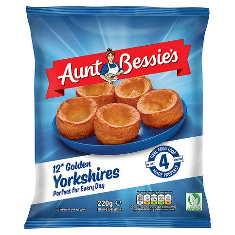 Aunt Bessie's 12 Golden Yorkshires 220g