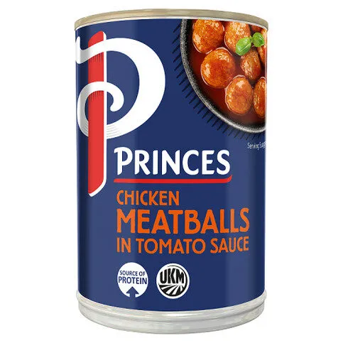 Princes Chicken Meatballs in Tomato Sauce 370g