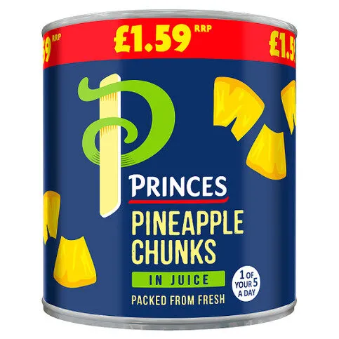 Princes Pineapple Chunks in Juice 432g