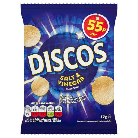 Discos Salt & Vinegar Flavour 30g