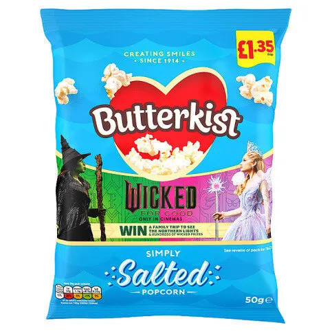 Butterkist Simply Salted Popcorn 50g