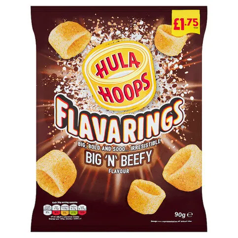 Hula Hoops Flavarings Big 'N' Beefy Flavour 90g