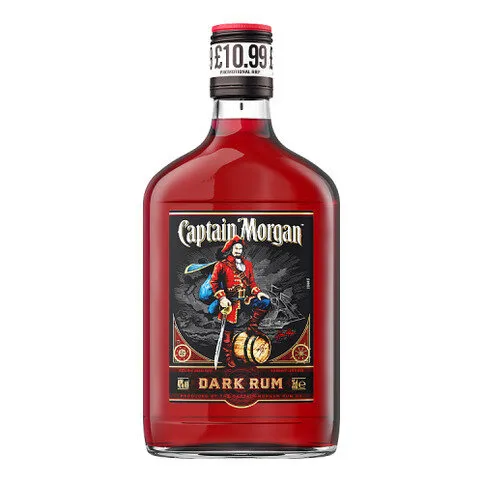 Captain Morgan Dark Rum 40% vol 35cl £10.99 PMP 04x06