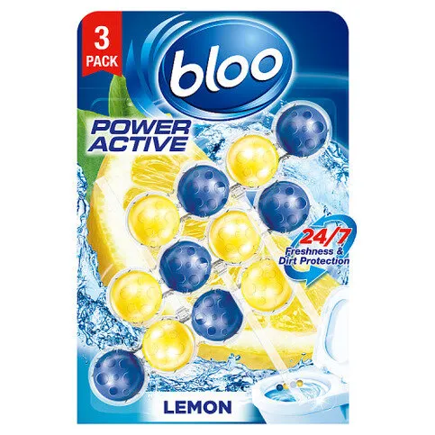 Bloo Power Active Lemon 3 x 50g