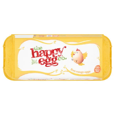 The Happy Egg Co. 10 Free Range Eggs Mixed Sizes 497g