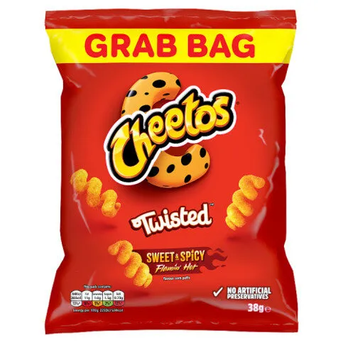 Cheetos Twisted Sweet & Spicy Grab Bag Crisps 38g