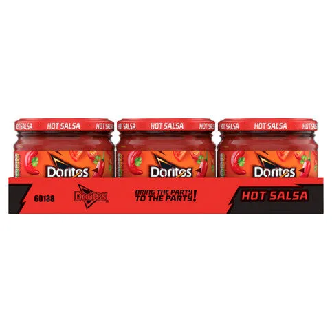 Doritos Hot Salsa Sharing Dip Tray 6x300g