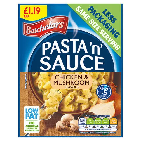 Batchelors Pasta 'n' Sauce Chicken & Mushroom Flavour 99g