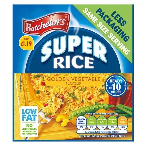 Batchelors Super Rice Golden Vegetable Flavour 90g