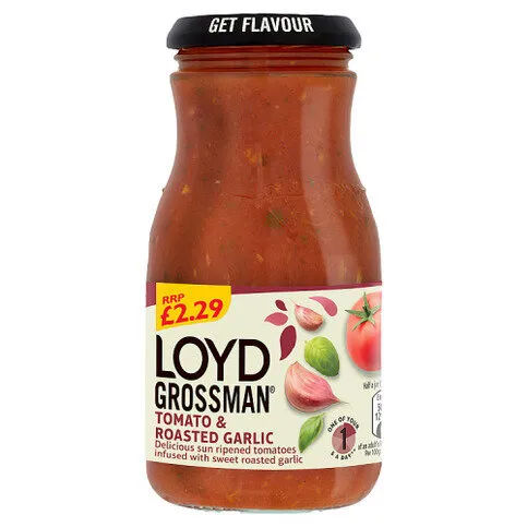Loyd Grossman Tomato & Roasted Garlic 350g