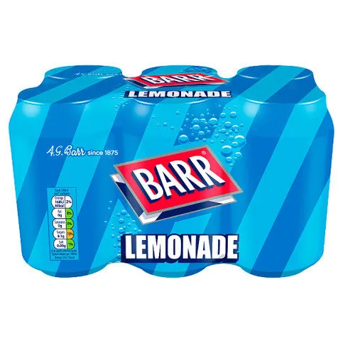 Barr Lemonade 6 x 330ml Cans