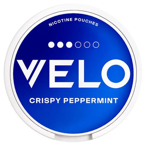 Velo Crispy Peppermint Nicotine Pouches 10mg