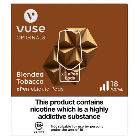 Vuse Originals Blended Tobacco eLiquid 18mg/ml 10ml