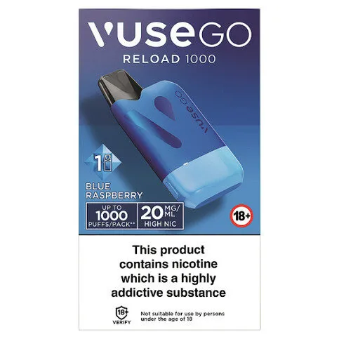 Vuse Go Reload 1000 Blue Raspberry 20mg/ml
