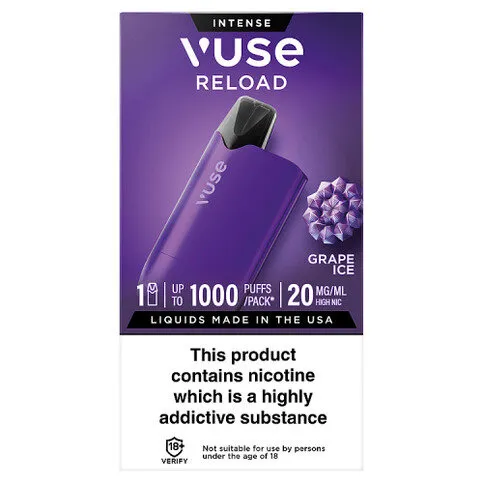 Vuse Go Reload Box - Black - Grape Ice 20mg/ml