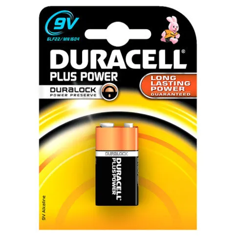 DURACELL BATT 1604 9V 6LR61 EACH