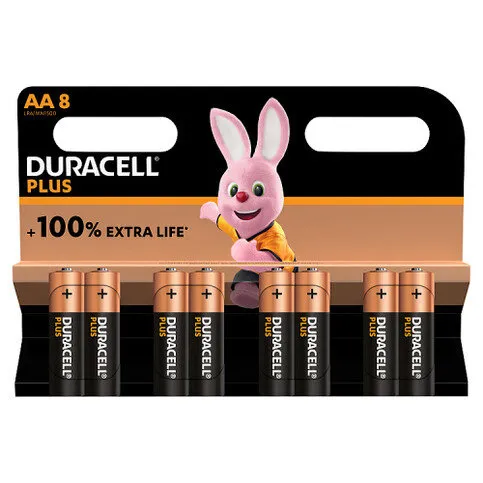 Duracell Plus AA 8 Pack