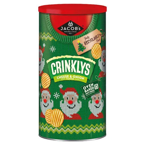 Jacob's Crinklys Cheese & Onion Flavour 200g