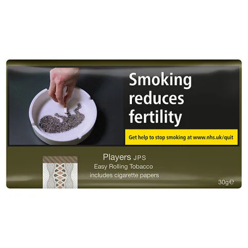 JPS Players Easy Rolling Including Cigarette Papers 30g