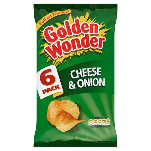 G/WONDER CRISPS C&ONIO 6PACK