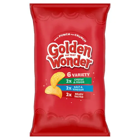 Golden Wonder Variety 6pk