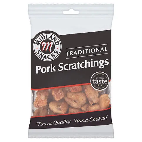 Midland Snacks Traditional Pork Scratchings 70g(##BIG)