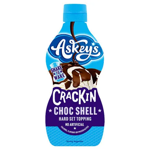 Askeys Crackin Choc Shell Hard Set Topping 225g