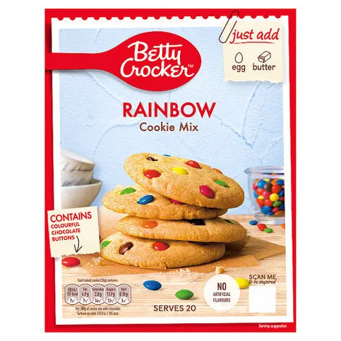 Betty Crocker Rainbow Cookie Mix 495g
