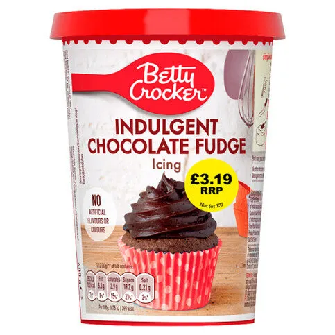Betty Crocker Indulgent Chocolate Fudge Icing 400g