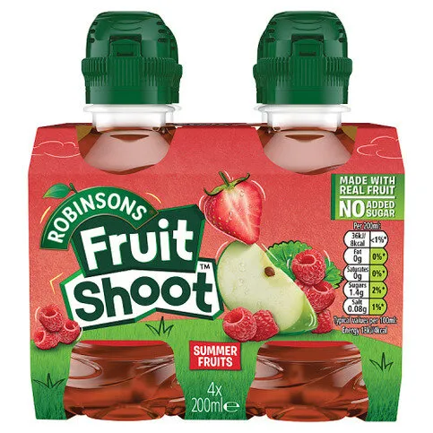 Robinsons Fruit Shoot Summer Fruits 4 x 200ml