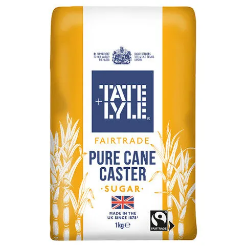 Tate & Lyle Fairtrade Pure Cane Caster Sugar 1kg