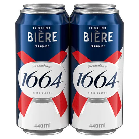 Kronenbourg 1664 Bière Blonde 4 x 440ml