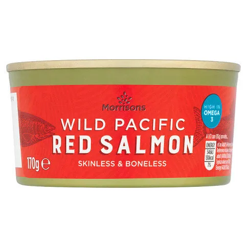 Morrisons Wild Pacific Red Salmon 170g