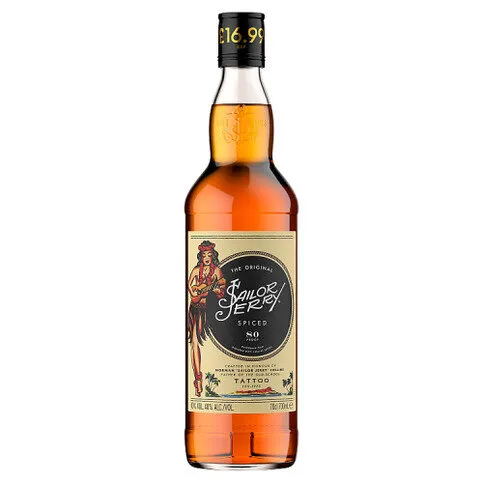 Sailor Jerry The Original Spiced Caribbean Rum PMP 70cl