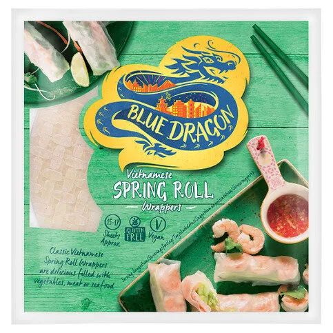 Blue Dragon Vietnamese Spring Roll Wrappers 134g