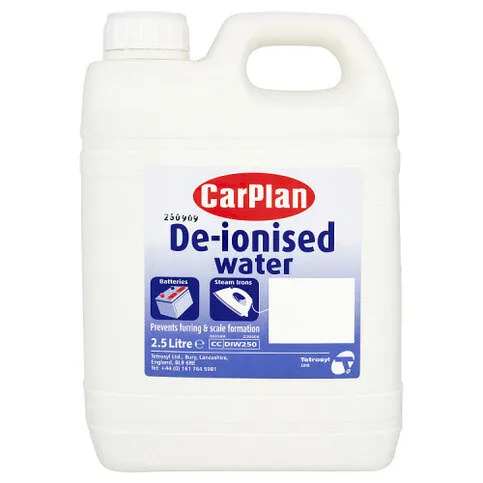 CarPlan De-Ionised Water 2.5 Litres