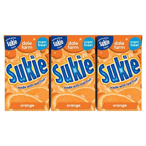 Dale Farm Sukie Orange 9 x 250ml