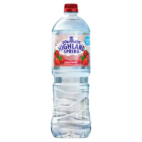 Highland Spring Strawberry Still Flavoured Spring Water 1.25L