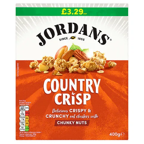 Jordans Country Crisp Chunky Nuts 400g