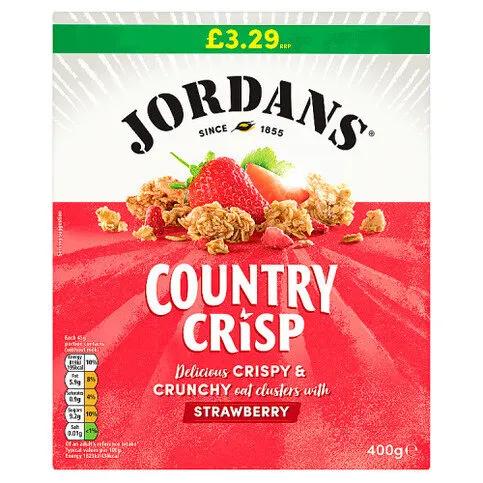 Jordans Country Crisp Strawberry 400g