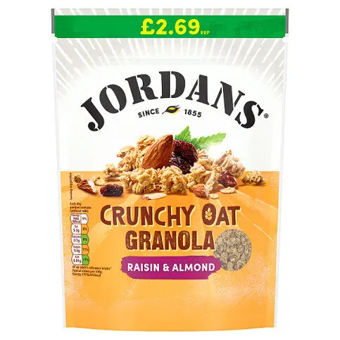 Jordans Crunchy Oat Granola Raisin & Almond 450g