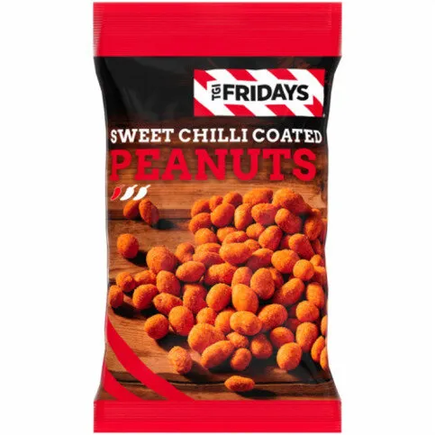 TGI Fridays Sweet Chilli Coated Peanuts 120g