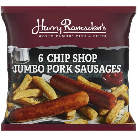 Harry Ramsden’s 6 Chip Shop Jumbo Sausages 600g