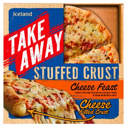 Iceland Stuffed Crust Cheese Feast 453g